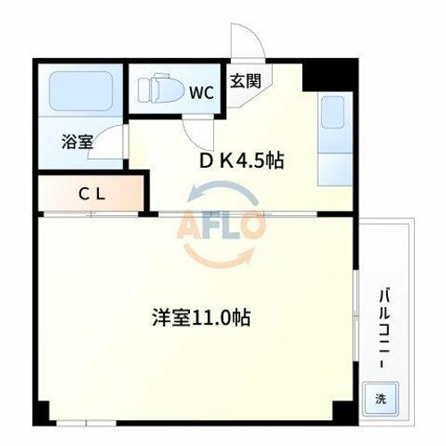 PALMIZIO東三国の間取り