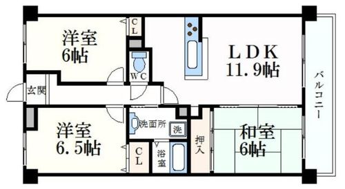 パストラル青山の間取り