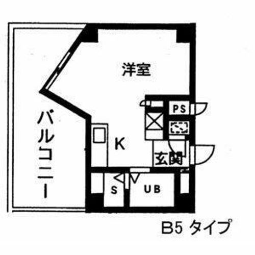 天神エクセル12の間取り