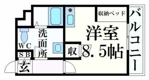 プライム英賀保の間取り