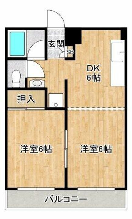 カルム緑地公園Ⅱの間取り