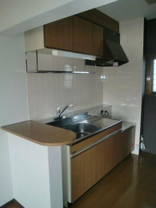 豊西マンションⅡ302のキッチン