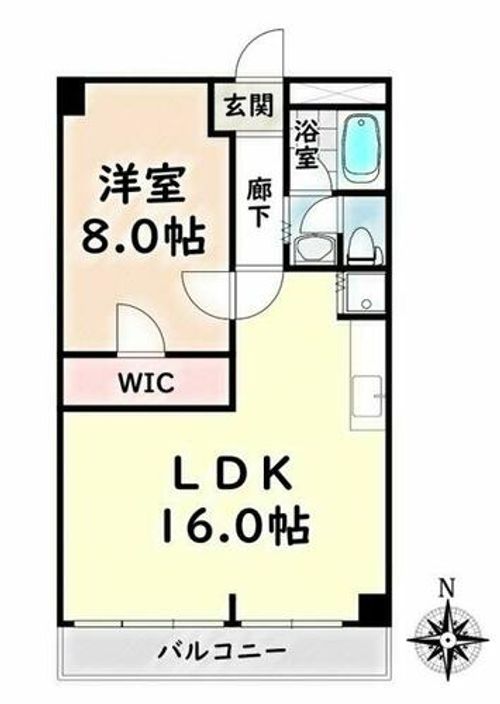 愛知県名古屋市南区明治1丁目(マンション)の賃貸物件の間取り