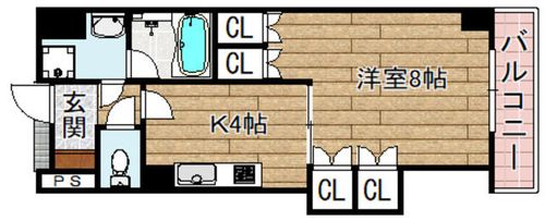 ラ カステル メウ203の間取り