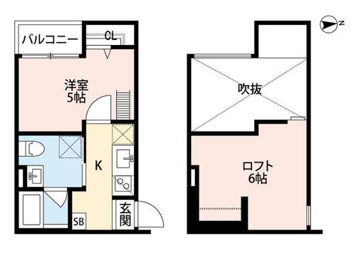 大阪府東大阪市花園本町1丁目(アパート)の賃貸物件の間取り