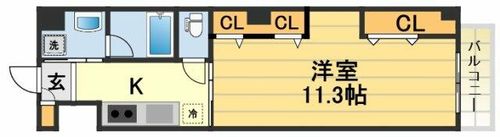 雅長岡京303の間取り
