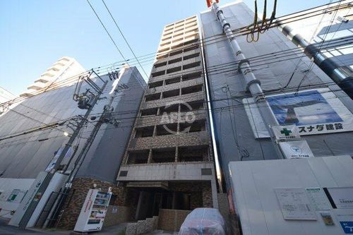 アスヴェルタワー大阪城WESTの外観