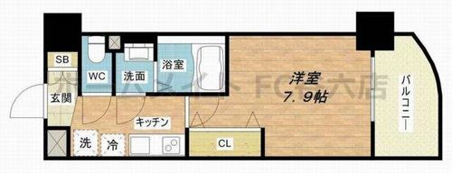 Luxe森之宮の間取り