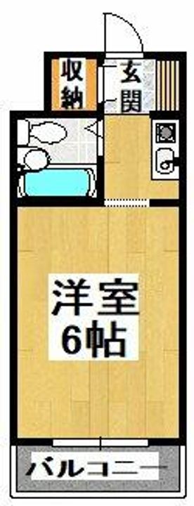 白鷺ハイツの間取り