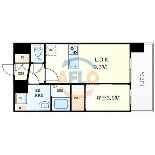 プレサンス天王寺ヴィヴァンの間取り