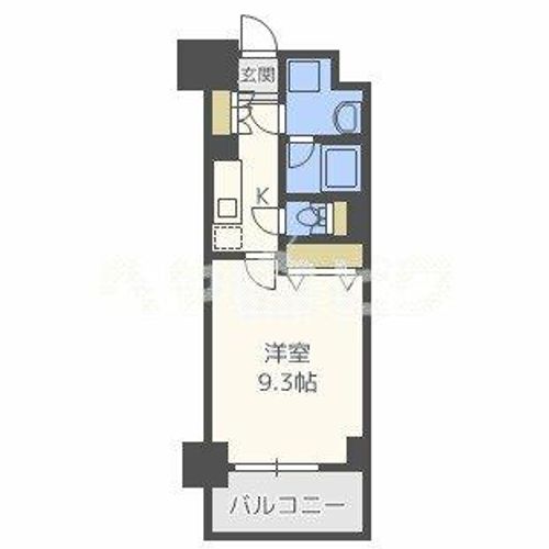 エスリード長堀タワー1004の間取り