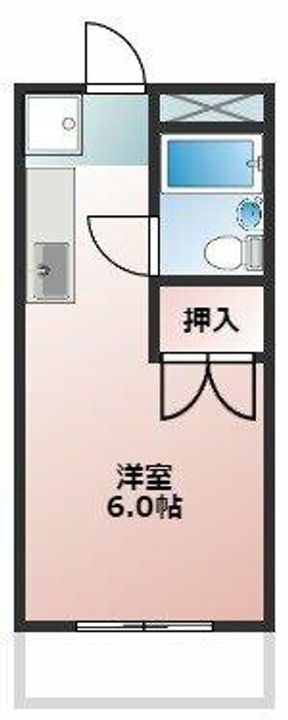 セントラルヒルズ B208の間取り