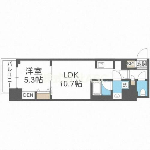 アーバネックス南新町1102の間取り