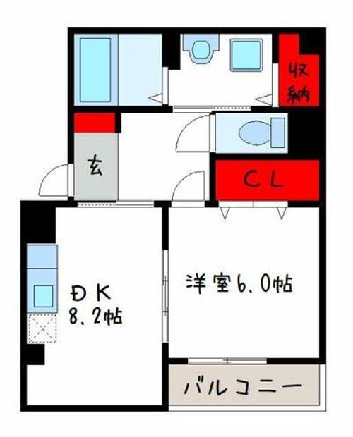 アヴニール加美301の間取り