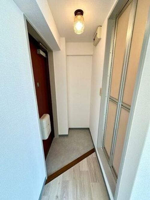 ドミール大田の玄関