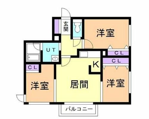 Jmms新光参番館201の間取り
