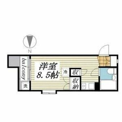 メゾン・ド・ラパン416の間取り