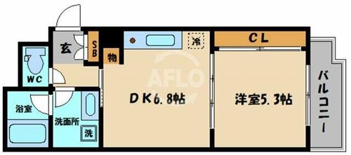 KAISEI江戸堀の間取り