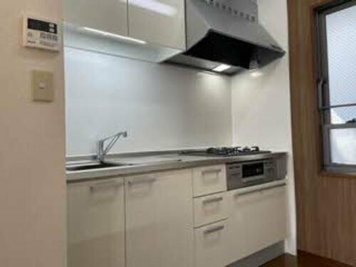 大阪府堺市西区菱木2丁(アパート)の賃貸物件のキッチン