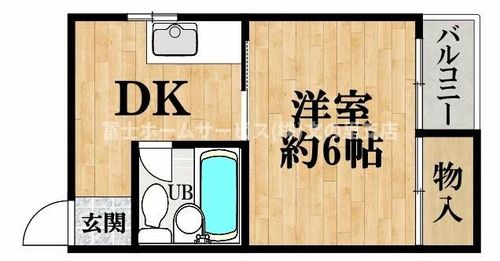 大阪府大阪市阿倍野区昭和町1丁目(マンション)の賃貸物件501の間取り