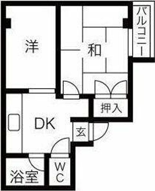 メビウス京橋南レジデンスの間取り