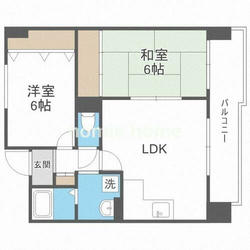 スイートピーヒルTK703の間取り