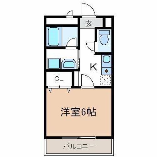 イリゼ204の間取り