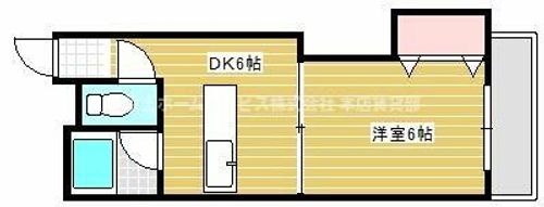 サニーハイツ住吉503の間取り