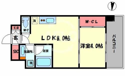 ブエナビスタ梅田ノースの間取り