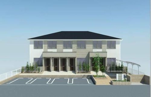 岩倉市東町藤塚Ⅱ期 新築アパートの外観