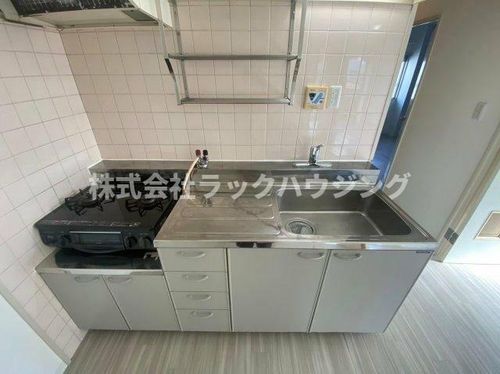 大阪府寝屋川市池田旭町(マンション)の賃貸物件のキッチン