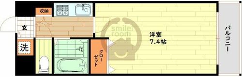 プレサンス西心斎橋の間取り