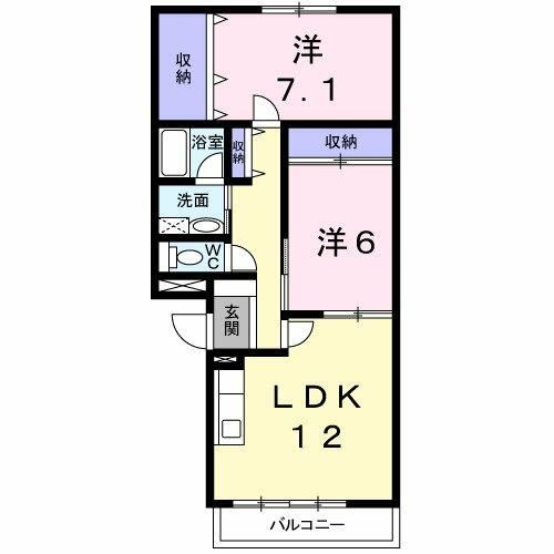 ソレアード・ニシキの間取り