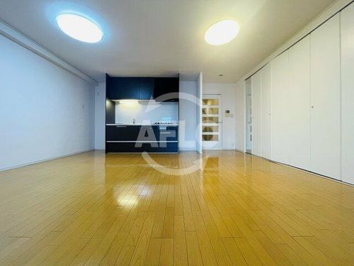 土佐堀ビューハイツの居間