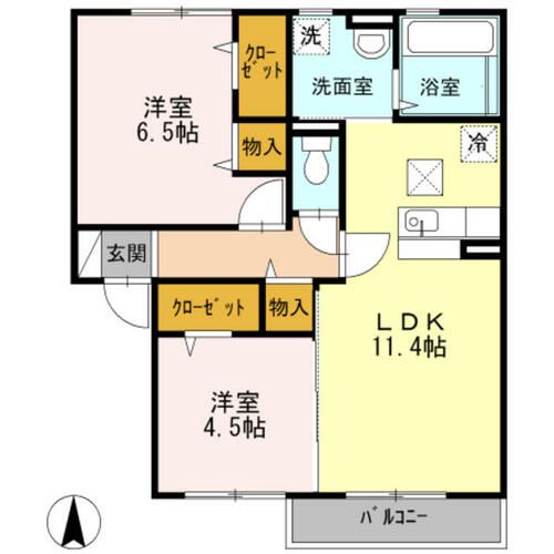 シャルムの間取り