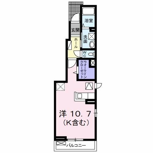 サンデリアーナⅢ Bの間取り