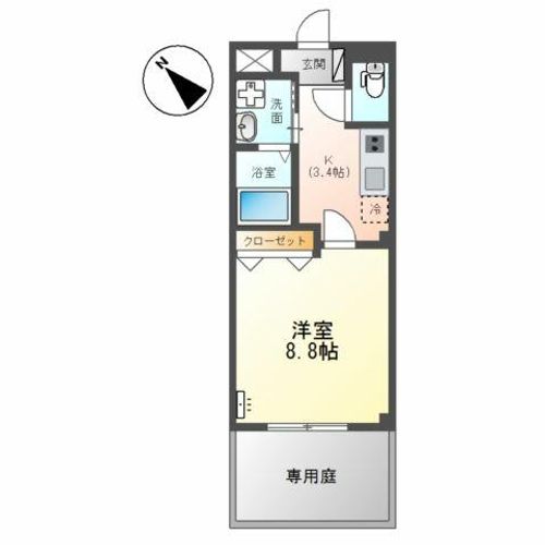 ソッジョルノ高田の間取り