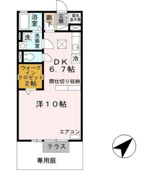 メイプルコート佐土の間取り