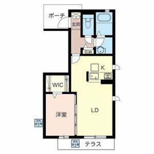 大阪府松原市丹南4丁目(アパート)の賃貸物件の間取り