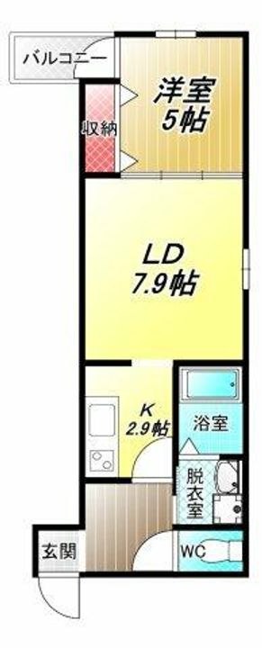 フジパレス平野上町の間取り