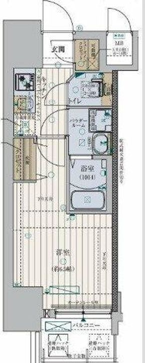 ファーストフィオーレ九条の間取り