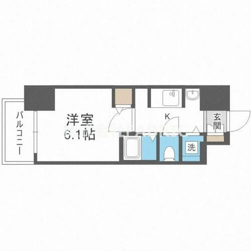 プレサンス阿波座ステーションフロントの間取り