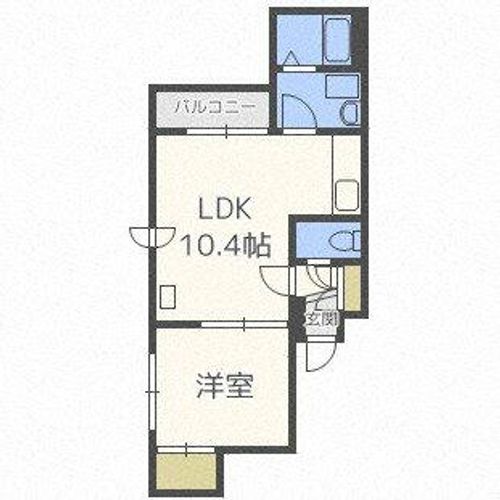 ル・シエル北36302の間取り