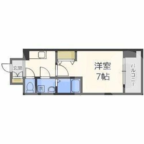 エスリード福島ラグジェの間取り