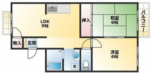 プリンスハイツEの間取り
