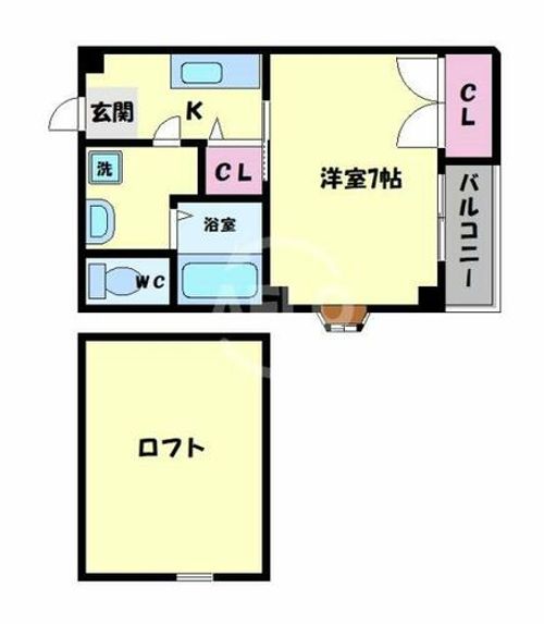 グレース上本町の間取り