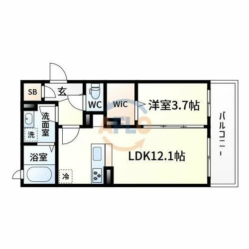 インフィニティ北川口の間取り