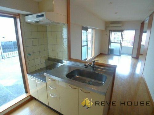 福岡県福岡市南区向野2丁目(マンション)の賃貸物件のキッチン