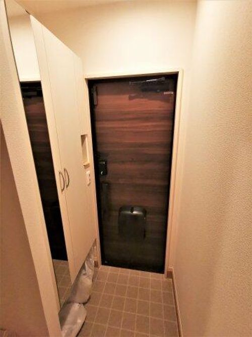 大阪府羽曳野市南恵我之荘6丁目(アパート)の賃貸物件の玄関