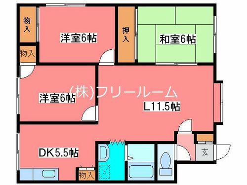 コーポクラークヒルの間取り